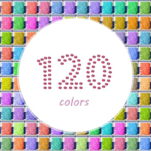ZORETCO 60000 Pcs 120 Colors Diamond Art Painting Beads