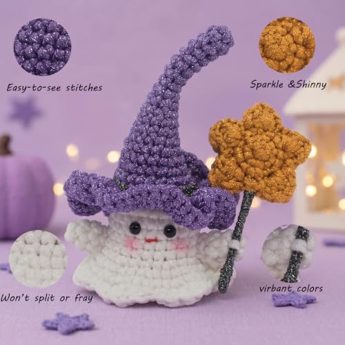 2 Pack Sparkle Beginner Crochet Yarn for Crocheting Knitting Multicolor Easy Crochet Yarn for Beginners(Silver Grey)