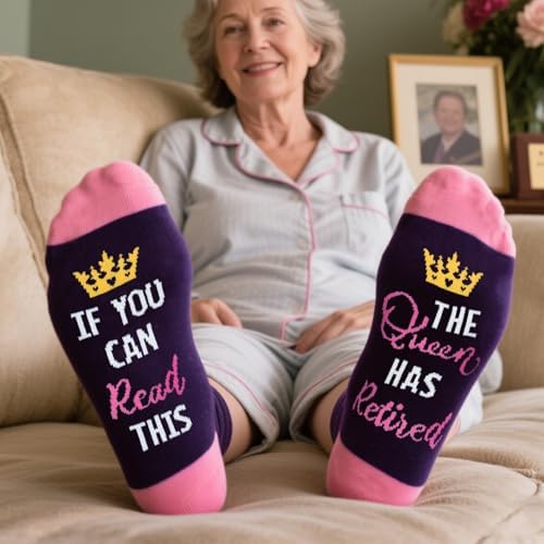 GOLIN Novelty Socks for Women - Funny Gifts for Her, Mom, Grandma and Coworker