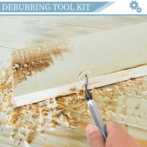 Deburring Tool with 12 HSS Blades for Metal Resin PVC 3D Print