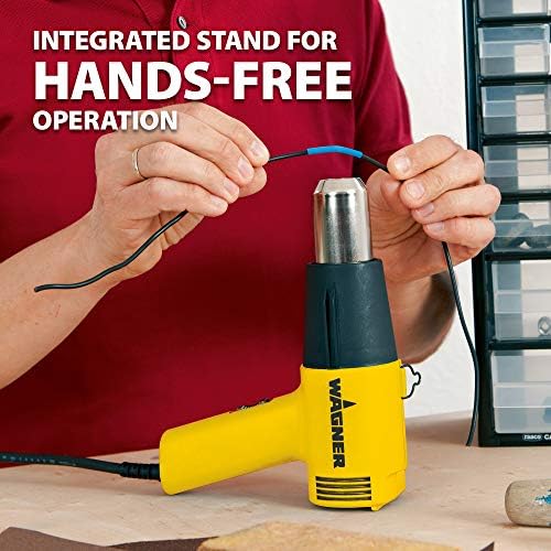 Wagner Spraytech HT1000 Dual-Temperature Heat Gun, low 750°F, high 1000°F