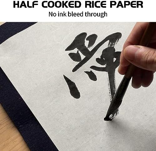 50/100 Sheets FIVEIZERO A4 Mulberry Paper Sheets Natural Fiber Rice Papers,8.3x11.7in Natural Decoupage Tissue Paper for Writing Painting, Decorative &Card Making Papers DIY Craft