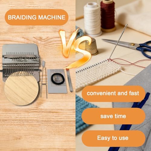 Knit Patch Kit,Patchmaker 2.0 Kit,Darning Loom,Mini Portable Patch Knitpatch, Patchwork Weaving Tool Set for Quickly Sewing Repair, Sewing,Knitting Kits for Beginners Repair Jeans, Socks(28Hooks)