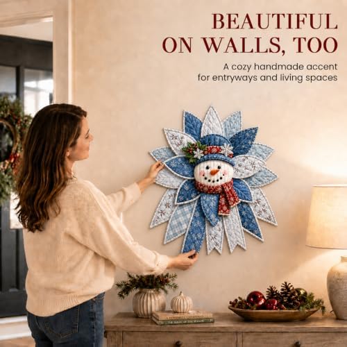 Daily Partner Quilted Christmas Door Hanging DIY Sewing Kit (G)