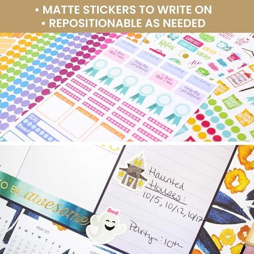 Bloom Daily Planners Planner Sticker Value Pack (13 Unique Sheets / 1,000+ Stickers) - New Variety Assortment Bundle for Planning & Decorating