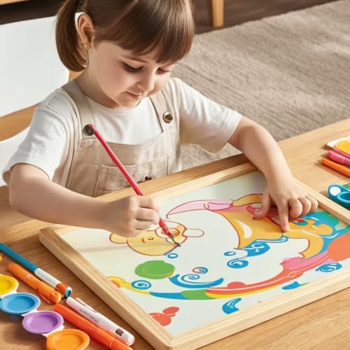 5 Pack Wood Canvas Boards for Painting, Unfinished Birch Cradle Boards