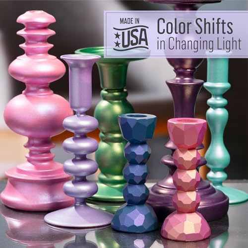 FolkArt , Multi-Surface 4 Bottle Acrylic Paint Set, 2oz, Color Shift Colors, 8 Fl Oz (Pack of 1)