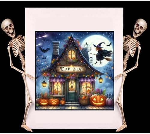 Halloween Diamond Art Kits for Adults,Diamond Painting Kits for Beginner 5D