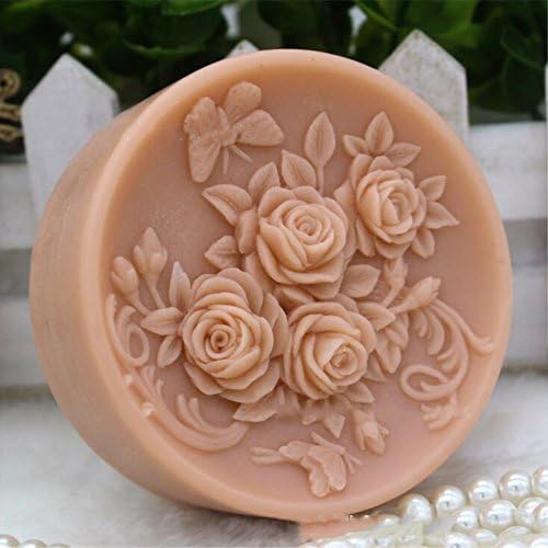 Silicone Mold for Soap Flowers Handmade Soap Mold Craft Molds Flower Soap Molds (F4-14354)