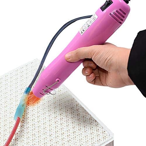 Heat gun mofa Resin Mini Heat Gun,6.6ft Cable 300W Heat Gun for Crafts,Acrylic Paint Dryer Multi-Purpose Electric Heating Nozzle (Rose)