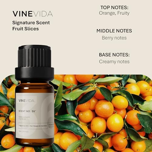 VINEVIDA Scent No.36 0.33oz Fragrance Oil for Candle & Soap Making - Made in USA Natural Candle Scents