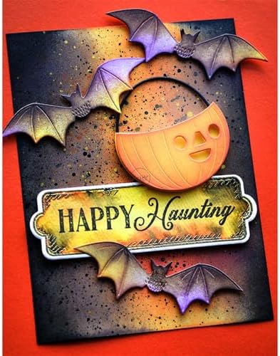 Halloween Patchwork Pumpkin Lantern Metal Cutting Dies for Card Making