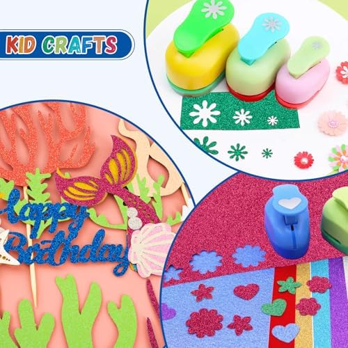 36 Pack Glitter Foam Sheets Craft 8 x 6 inch 36 Colors
