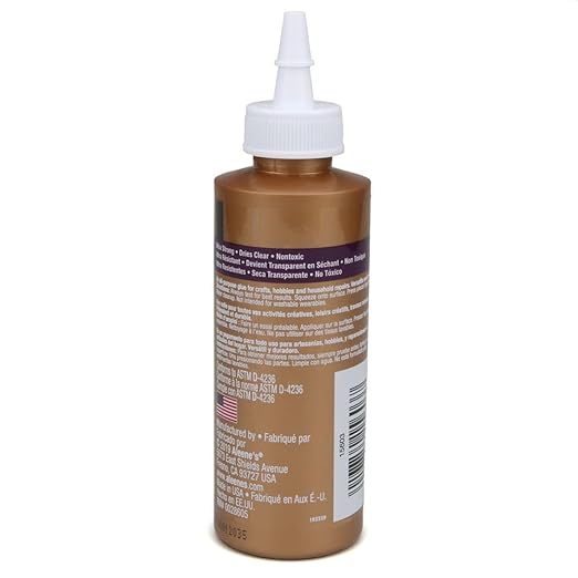 All-Purpose Tacky Glue – Premium Adhesive for Crafts, Jewelry, and Household Repairs – Original 4 Oz. (1 Bottle)