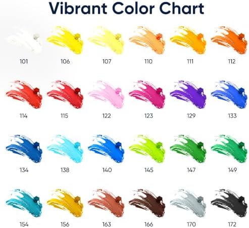 finenolo 24 Colors Oil Pastels, Rich Pigment with 2 Extra White