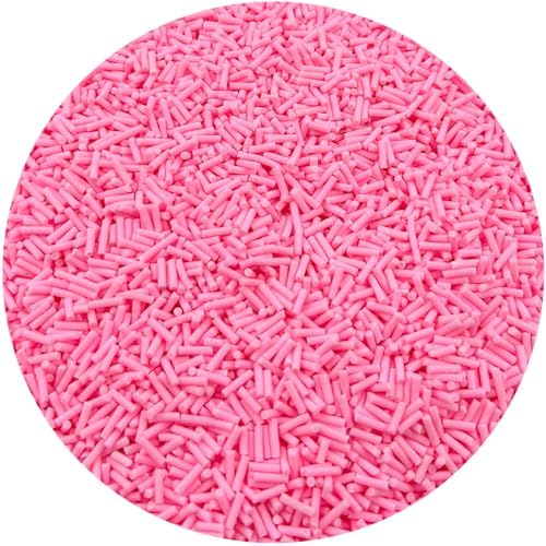 150g Fake Sprinkles Resin Sprinkles Clay Sprinkles Fake Candy Sprinkles Polymer Sprinkles Polymer Clay Slices for Resin Nail Slime Scrapbook DIY Art Crafts Making(247-pink)