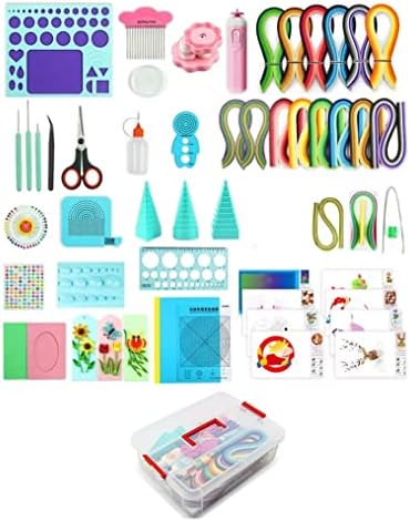 YURROAD All-in-One Paper Quilling Kit, 1860 Paper Strips, 22 Quilling Tools