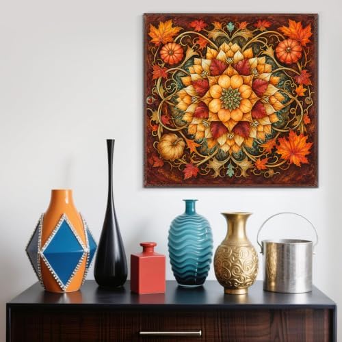 ijbnhd Mandala Diamond Art Kits for Adults 14x14inch