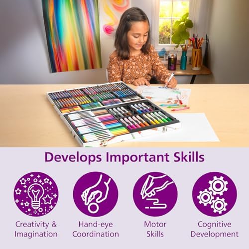Colorations, Washable Creative Artist Case Kit, 150 Pieces