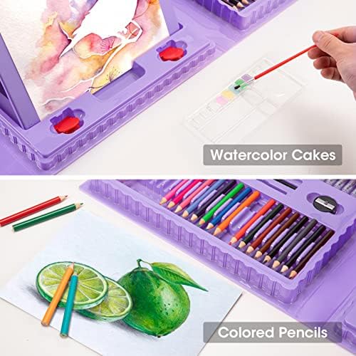 VigorFun Art Supplies, 240 PCS Drawing Art Kit, Gifts for Kids Girls Teens