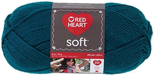 Red Heart Soft Yarn, Teal