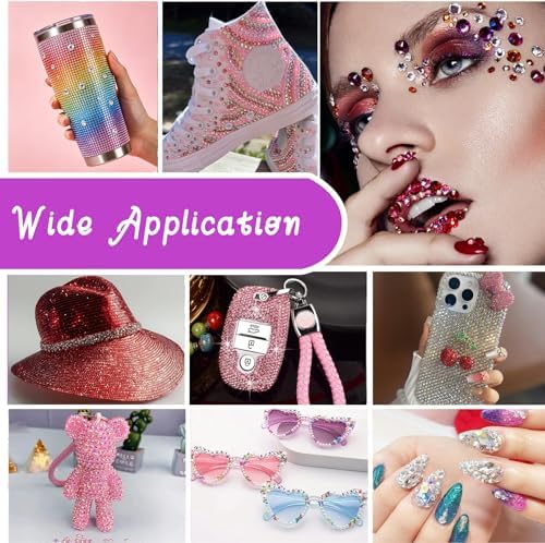 70000PCS Bedazzling Kit 56 Colors Resin Jelly 3MM