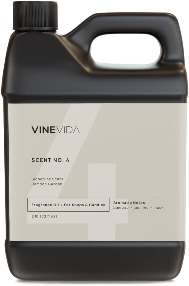 VINEVIDA [32oz] Bamboo Garden Fragrance Oil for Candle Making and Soap Making - Premium Candle Scents for Soy Candles