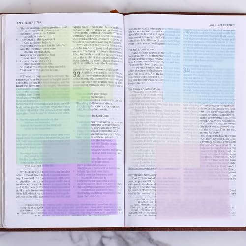 Mr. Pen- Transparent Sticky Notes, 3" x 3", 12 Pads, 600 Sheets | See Through Self-Adhesive Notes for Bible Journaling and Studying, Water-Resistant, Easy to Peel, Clean Removal