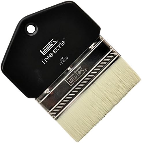 Liquitex - 1301004 Professional Freestyle Large Scale Brush, Paddle 4-inch, White