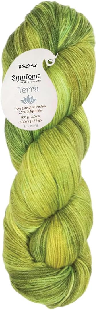 KnitPro Symfonie Fingering Weight Merino Wool Yarn 100g, Macha