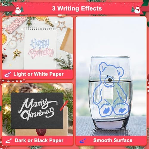 YITHINC 28 Outline Markers Metallic Glitter Pes, Gift for Kids Teen Girls