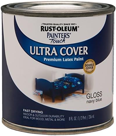 Rust-Oleum Painter's Touch Brush Enamel Paint, Gloss Navy Blue