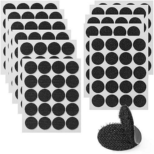 Art3d 40 Sets Hook and Loop Adhesive Dots, 1"x 1" Sticky Back, Heavy Duty