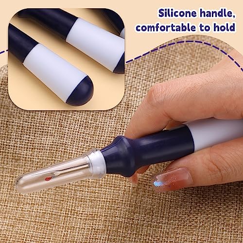 ZMAAGG Seam Ripper for Sewing, Ergonomic Grip Handle, 5 PCS Purple