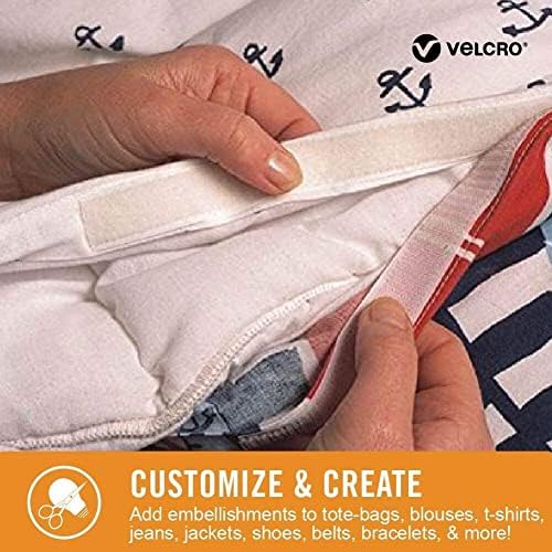 VELCRO Brand Sticky Back for Fabrics, 10 Ft Bulk Roll of Tape, Black