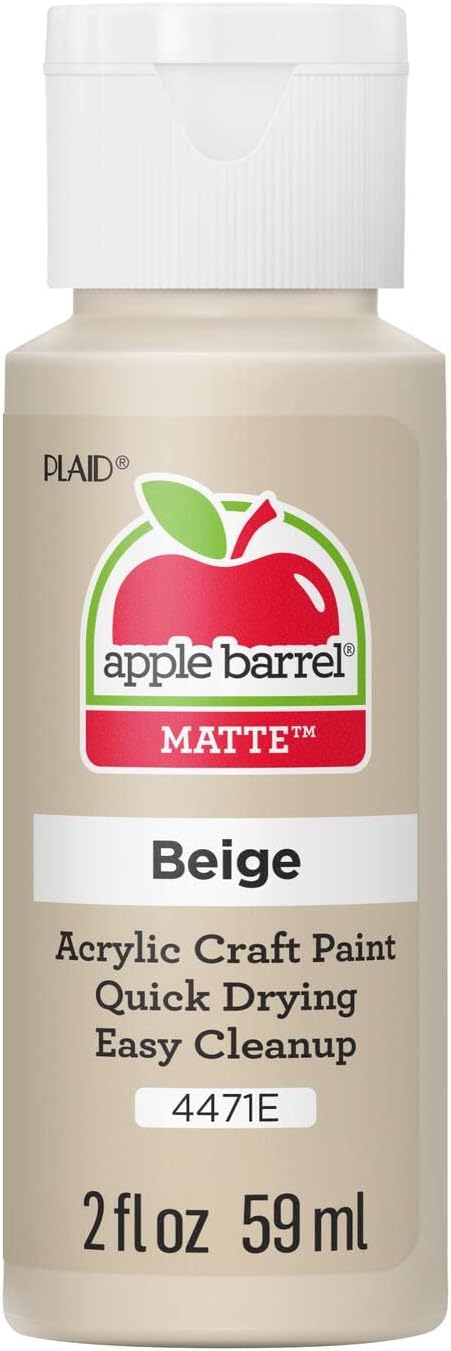 Apple Barrel Acrylic Paint in Assorted Colors (2 oz), 4471E, Beige