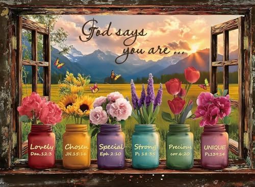 Scenery and Flowers Diamond Art Kits for Adults Diamond Painting Kits