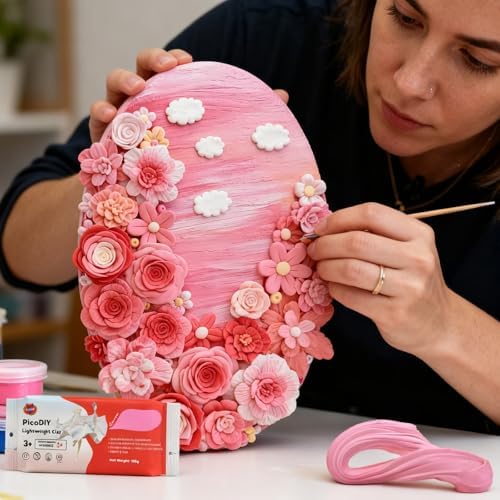 Air Dry Clay Lightweight, Flexible Modeling Clay for Adults Arts and Crafts