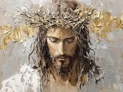 Diamond Art Kits for Adults,Jesus Diamond Painting Kits for Beginner