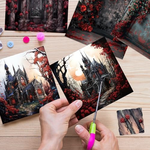 6x6" Scrapbooking Paper Pad Single Sided Decorative Colored Papers