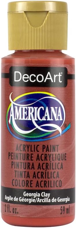 DecoArt Americana Acrylic Paint, 2-Ounce, Georgia Clay