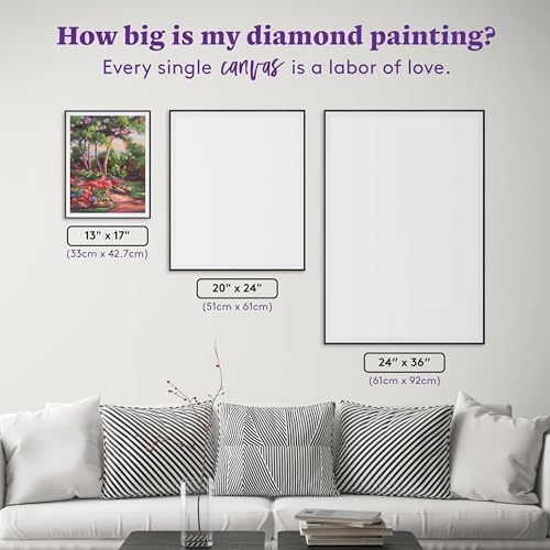 DIAMOND ART CLUB Bibler Garden Path Diamond Art Kits for Adults