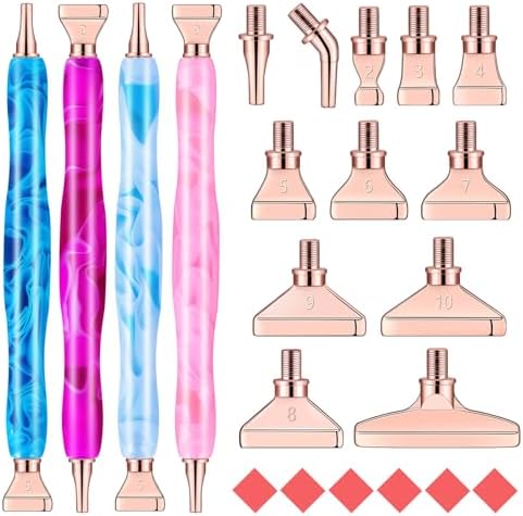 DoreenBow 28Pcs Diamond Art Tools Metal Thread Tip Diamond Art Accessories