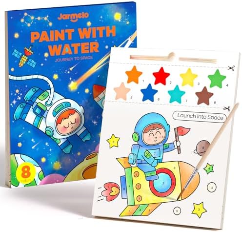 Jar Melo Paint with Water Books for Toddlers, Exploring Space