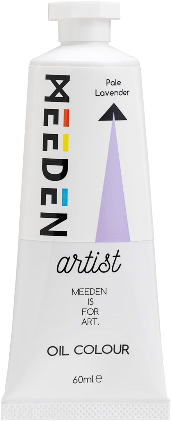 MEEDEN Artist Grade Oil Paint: Pale Lavender - 60ml/2oz Tube | Professional Art Paints and Supplies for Canvas Painting