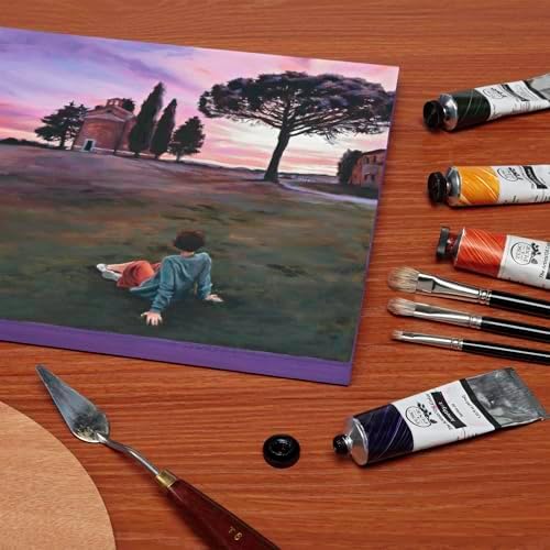Creative Mark Mimik Recycled PET Cradled Canvas Panel 3/4" Depth - 12X12 Single Canvas - Medium-Textured Painting Board for Eco-Conscious Artists, 14.11 oz Triple-Acrylic-Primed Weight Mounted Canvas