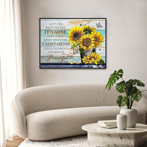 Diamond Art Kits for Adults & Beginners, Sunflower Diamond Painting Kit