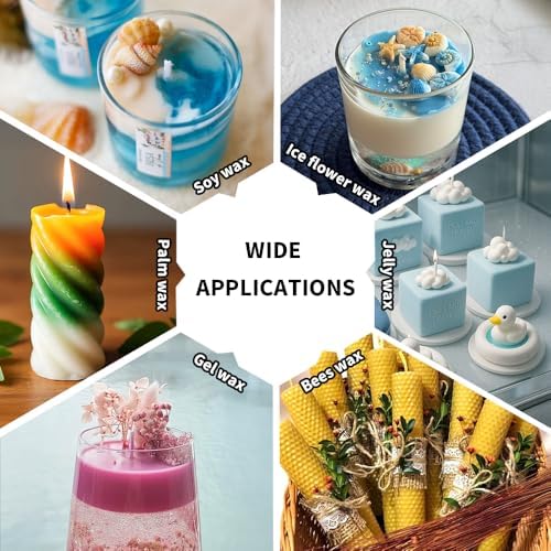 Candle Dye - 36 Colors Highly Concentrated Liquid Wax Dye for Candle Making, Vibrant Oil-Based Candle Color for Soy Wax, Paraffin, Gel Wax