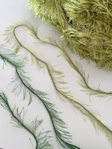 Eyelash Yarn Fun Fur Yarn(100g-3.5oz) (153yds-140mt) Fuzzy Premium Soft Crochet DIY Hand Knitting 100% Polyester