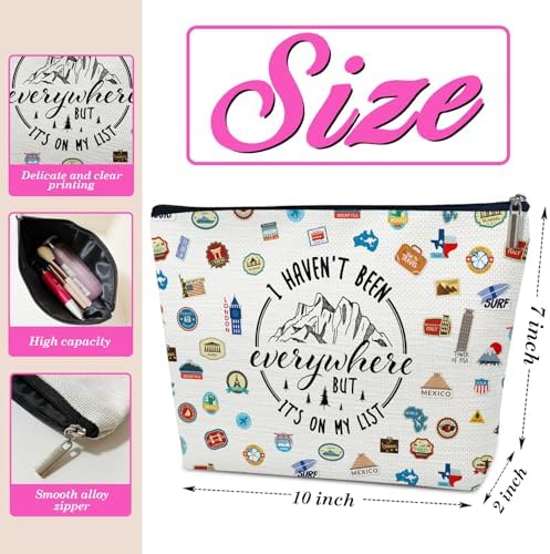 Travel Gifts for Women, Travel Essentials Makeup Bag